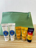 LOCCITANE MINI SET WITH GREEN POUCH