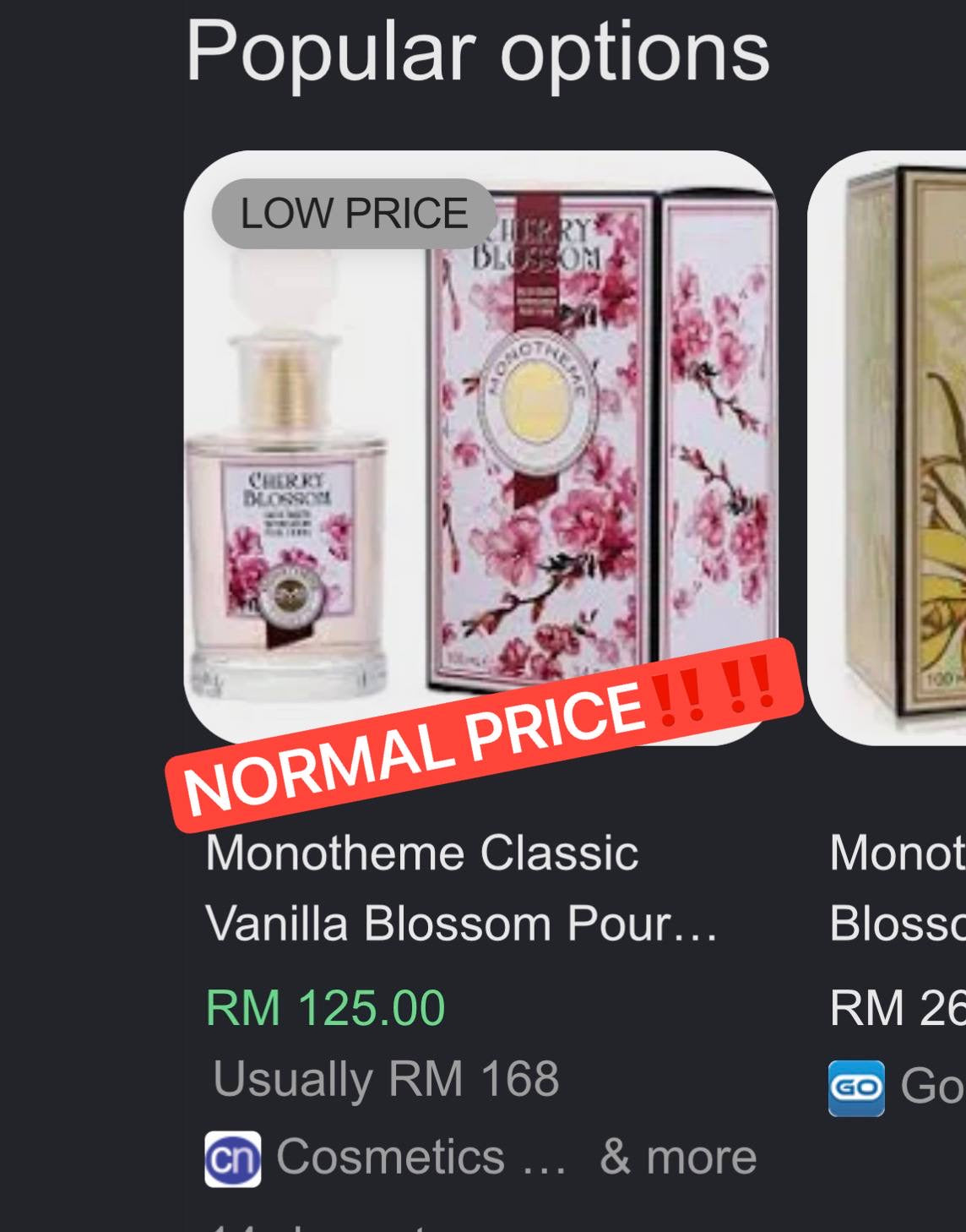 MONOTHEME VANILLA BLOSSOM EDT 100ML TESTER BOX