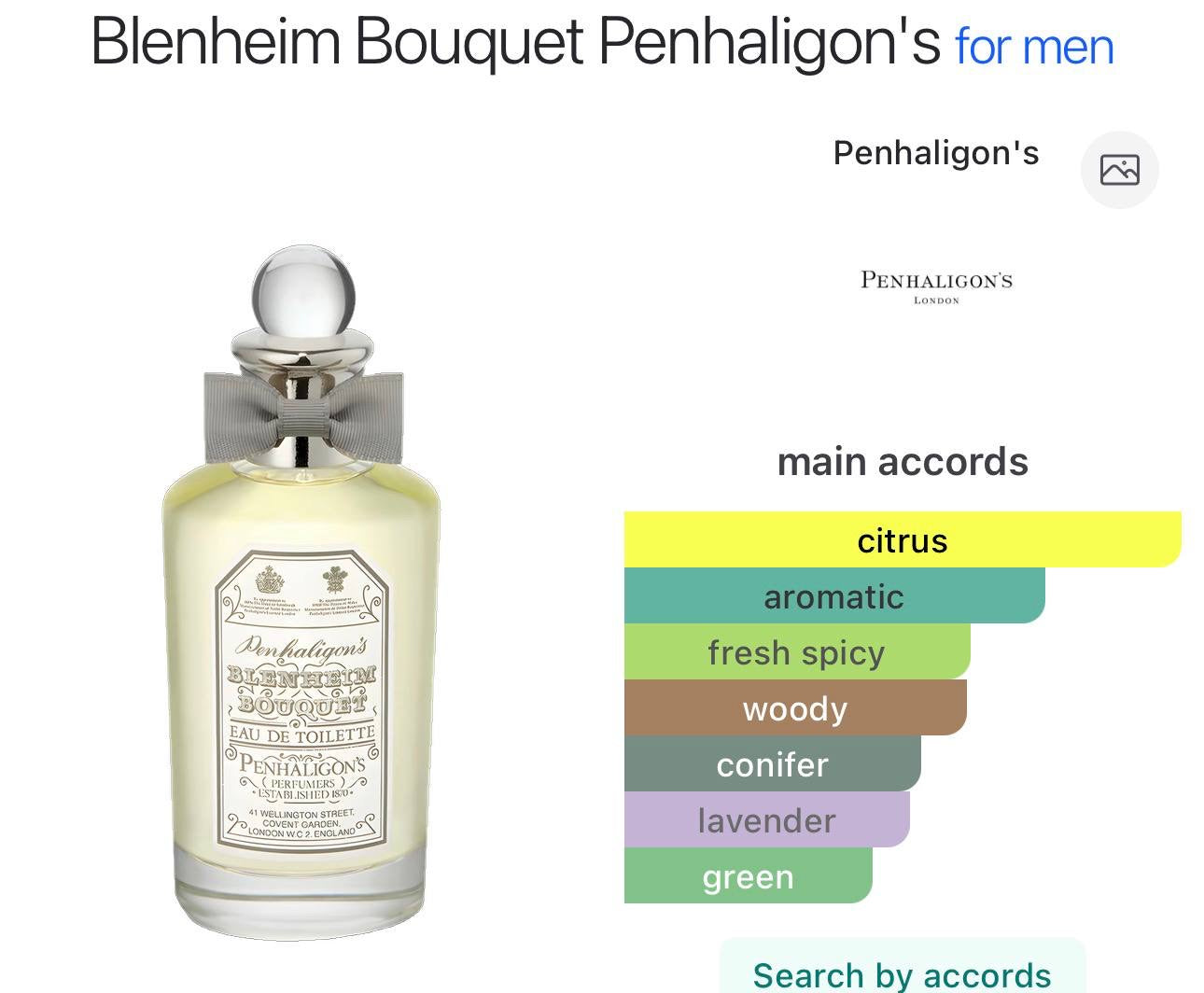 PENHALIGONS BLENHEIM BOUQUET EDT 30ML