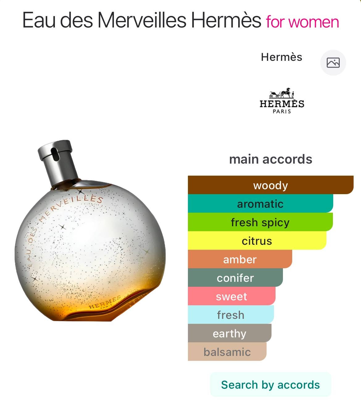 HERMES EAU DES MERVEILLES EDT 7.5ML