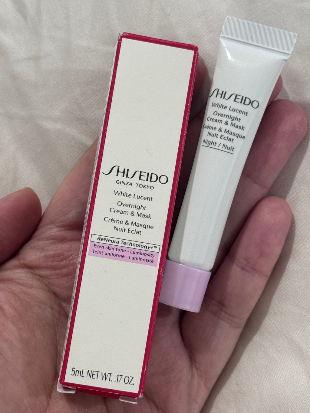 SHISEIDO OVERNIGHT CREAM & MASK 5ML