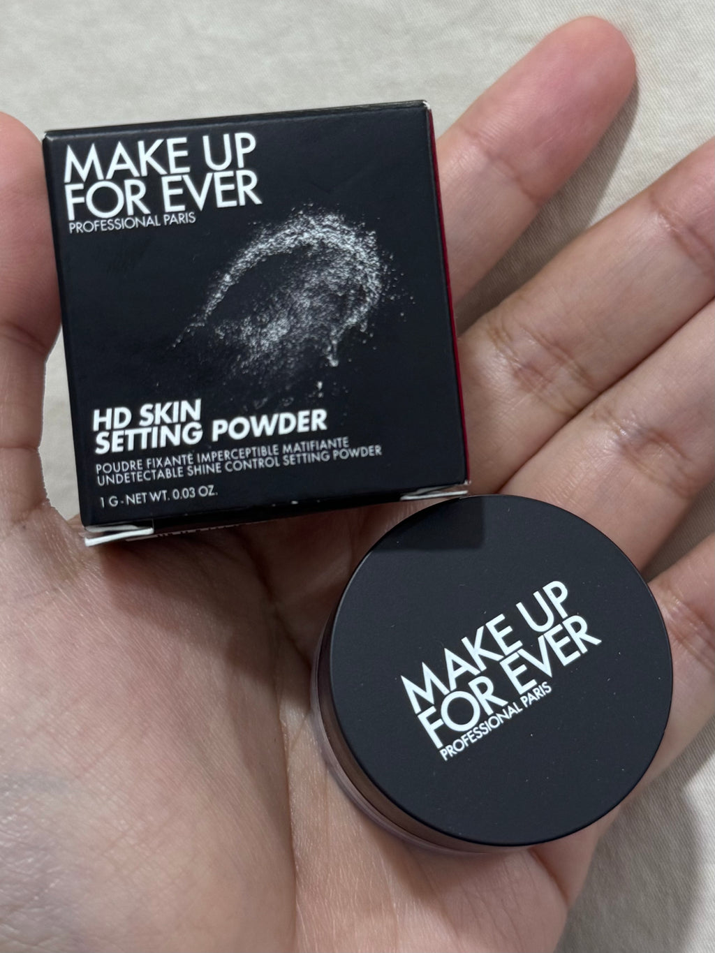 MAKE UP FOR EVER 
HD SKIN SETTING POWDER