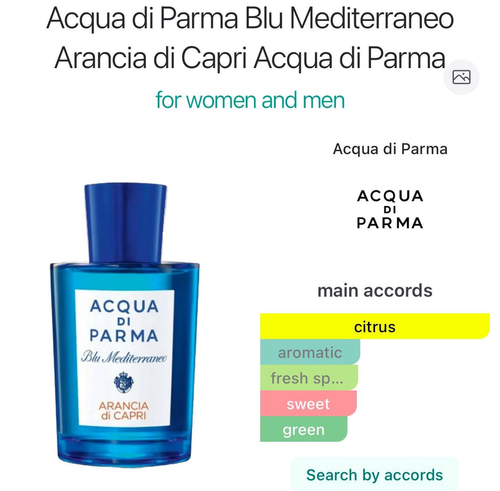 ACQUA DI PARMA ARANCIA DI CAPRI