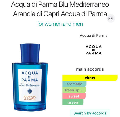ACQUA DI PARMA ARANCIA DI CAPRI