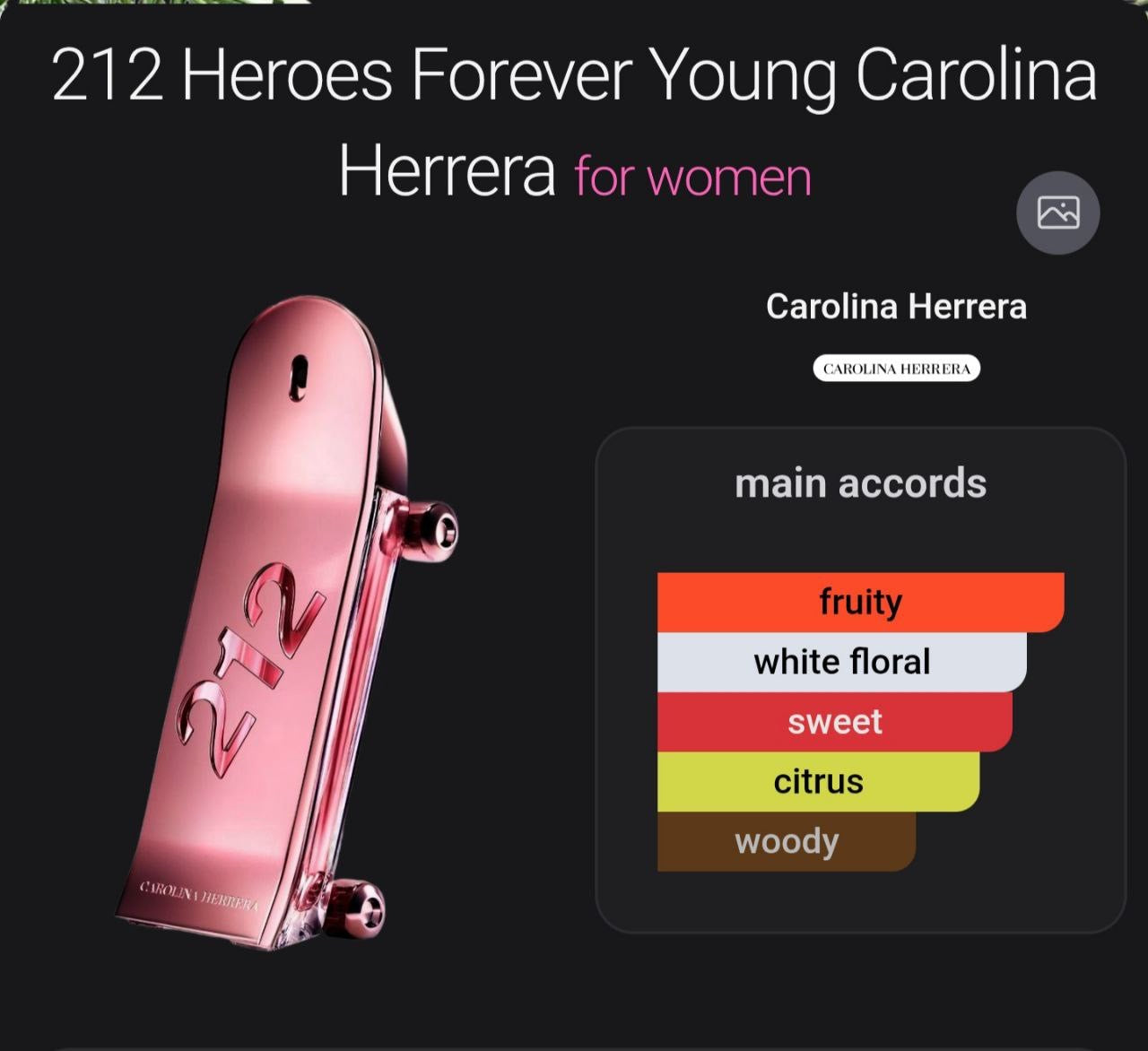 CAROLINA HERRERA 212 HEROES FOREVER YOUNG